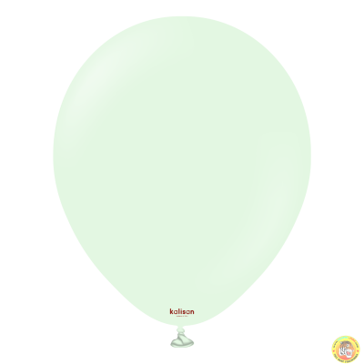 Големи кръгли балони Kalisan 18" Macaron Pale Green / нежно зелено, 25бр., 3009