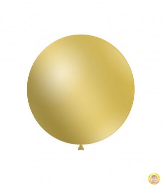 Малки кръгли балони металик ROCCA - Шампанско металик / Metal Champagne, 13см, 100бр., AM50 85