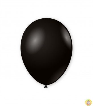 Балони пастел ROCCA - Черно / Black, 30см, 100 бр., G110 15