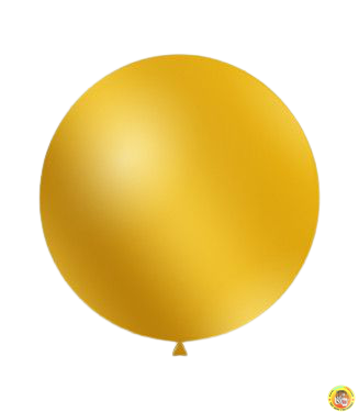 Балони металик ROCCA - Жълт металик / Metal Lemon Yellow, 38см, 50 бр., GM150 64