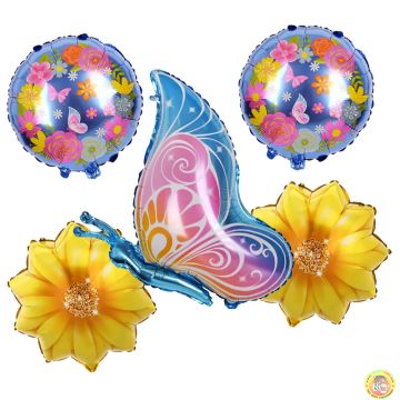 Комплект Балони Пеперуда/Слънчогледи