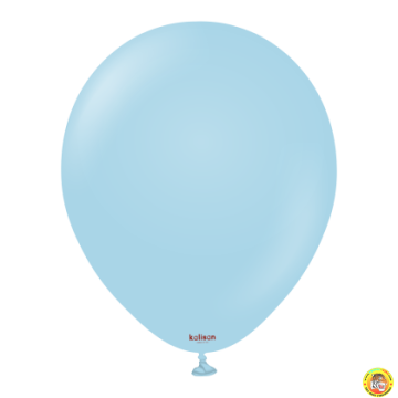 Големи кръгли балони Kalisan 18" Macaron Blue/ синьо, 1бр., 3001 