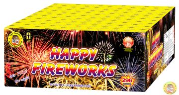 Пиробатерия HAPPY FIREWORKS, 296 изстрела, TF007