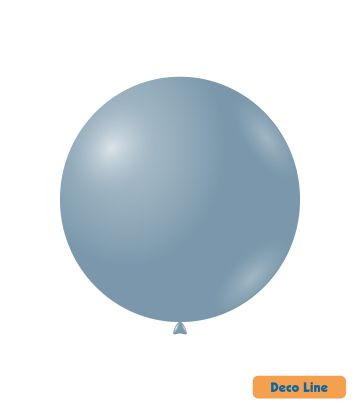 Балони пастел Rocca - Decorator Line, Storm/Буреносно сиво, 45см, 20бр., DLP18 249