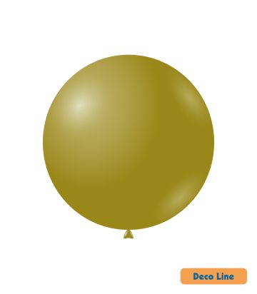 Балони пастел Rocca - Decorator Line, Dijon/Дижон горчица, 45см, 20бр., DLP18 255