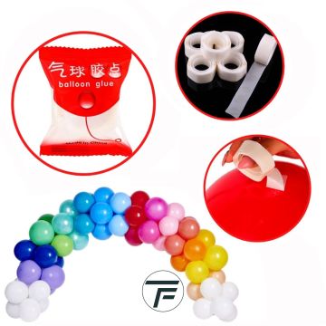 Лепилни точки за балони, 1 брой /100 лепилни точки/