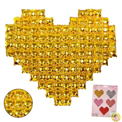 Балон Сърце - Гигант /фолио/, злато