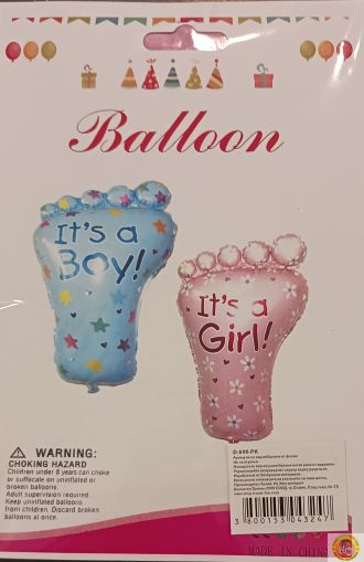 Балон фолио стъпчица It's a girl!