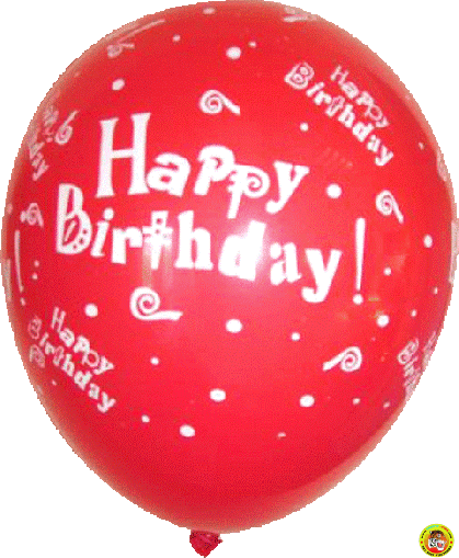 Балони пастел Happy Birthday - 30см, 100бр.