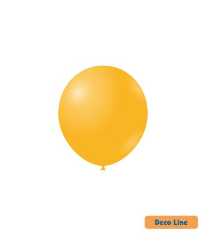 Kръгли балони пастел Rocca - Decorator Line, Corn Yellow/Царевично жълто, 13см, 100бр., DLP5 248