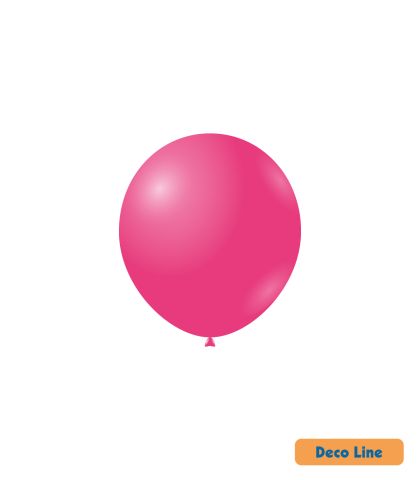 Kръгли балони пастел Rocca - Decorator Line, Punch Pink/Тропическо розово, 13см, 100бр., DLP5 240