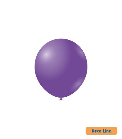 Kръгли балони пастел Rocca - Decorator Line, Deep Lavander/Наситена лавандула, 13см, 100бр., DLP5 256