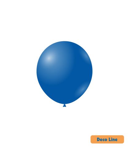 Kръгли балони пастел Rocca - Decorator Line, Lake Blue/Езерно синьо, 13см, 100бр., DLP5 239