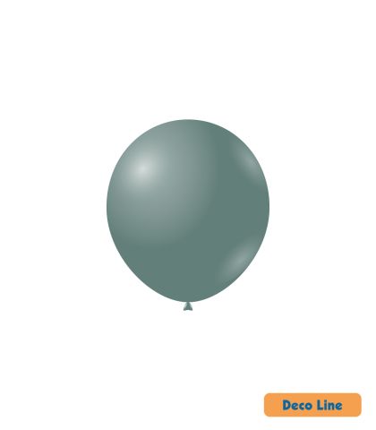 Kръгли балони пастел Rocca - Decorator Line, Antique Green/Антично зелено, 13см, 100бр., DLP5 250