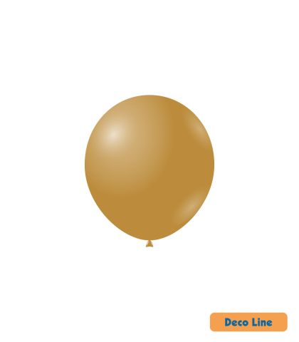 Kръгли балони пастел Rocca - Decorator Line, Mocha Brown/Мока, 13см, 100бр., DLP5 209