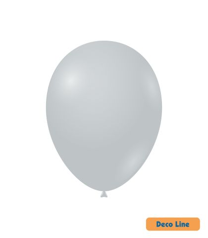 Балони пастел Rocca - Decorator Line, Anthracite Grey/Сив антрацит, 30см, 50бр., DLP12 215