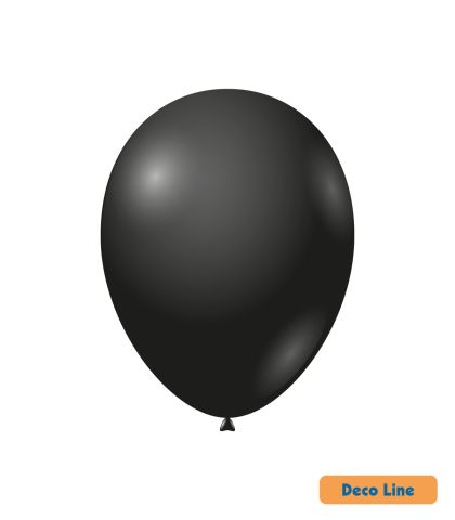 Балони пастел Rocca - Decorator Line, Onyx Black/Черен Оникс, 30см, 50бр., DLP12 214