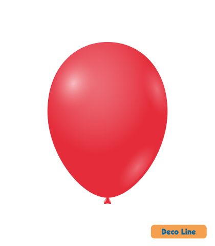 Балони пастел Rocca - Decorator Line, Scarlet Red/Алено червено, 30см, 50бр., DLP12 201
