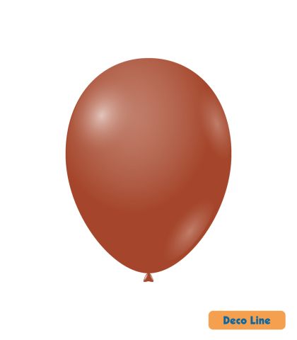 Балони пастел Rocca - Decorator Line, Rust/Ръждиво Оранжево, 30см, 50бр., DLP12 260