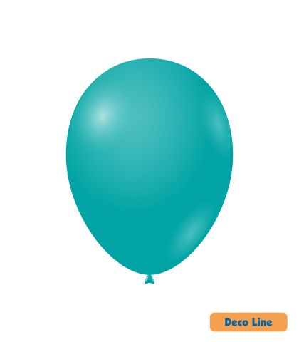 Балони пастел Rocca - Decorator Line, Turquoise/Тюркоаз, 30см, 50бр., DLP12 222