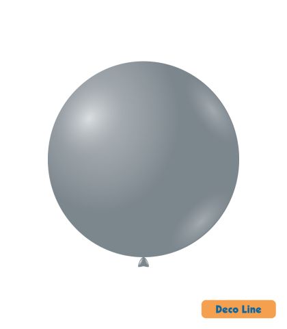 Балони пастел Rocca - Decorator Line, Lead/Оловно, 45см, 20бр., DLP18 258