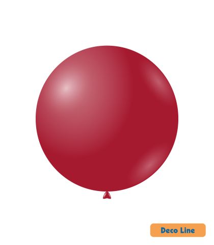 Балони пастел Rocca - Decorator Line, Ruby Red/Рубинено червено, 45см, 20бр., DLP18 232
