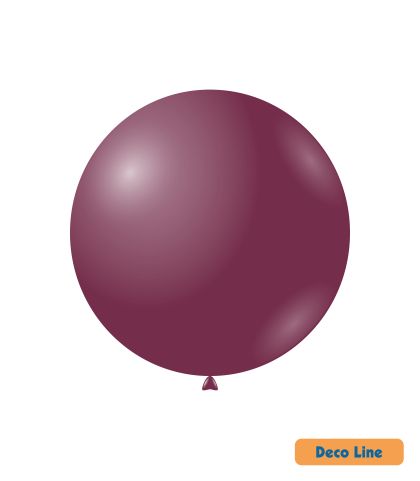 Балони пастел Rocca - Decorator Line, Burgundy/Бордо, 45см, 20бр., DLP18 207