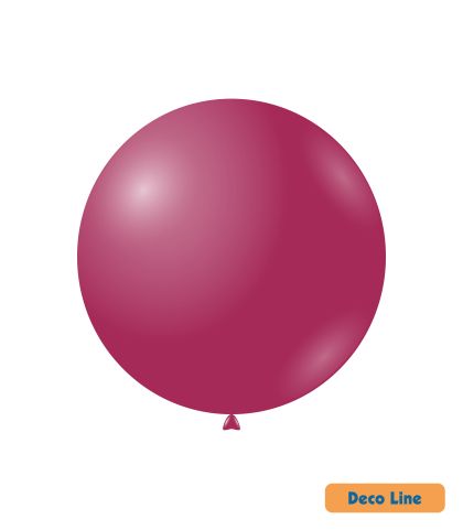 Балони пастел Rocca - Decorator Line, Deep Magenta/Наситена магента, 45см, 20бр., DLP18 218