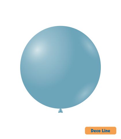 Балони пастел Rocca - Decorator Line, Steel Blue/Стоманено синьо, 45см, 20бр., DLP18 254
