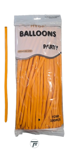 Моделиращи балони Tropic fire ПАСТЕЛ 100бр/пак. * D4, тъмно жълто ST15