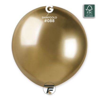 Балони Хром Gemar, Злато хром / Shiny Gold, 38см, 25 бр. GB150 88