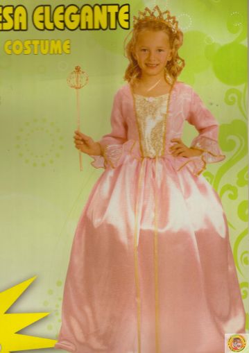 Детски костюм-Принцеса-розова S размер