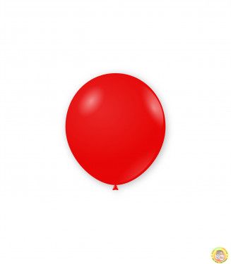 Малки кръгли балони пастел- червено, 12см, 100бр.