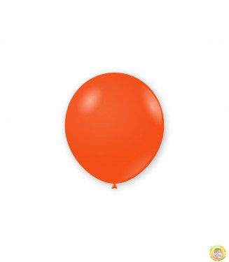 Малки кръгли балони пастел- оранжево, 12см, 100бр.