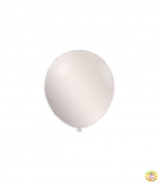Малки кръгли балони металик - перла, 12см, 100бр.