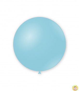 Балони пастел- бебешко син - 38см,50 бр.