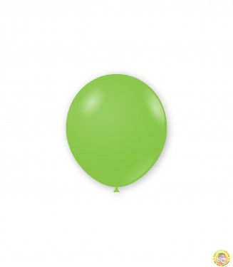 Малки кръгли балони пастел - светло зелено, 12cм, 100бр., А50 18