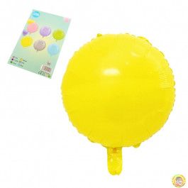 Балон Макарон /фолио/, жълт, 43см