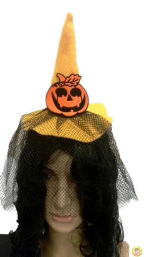 Диадема Хелоуин с шапка и мрежичка