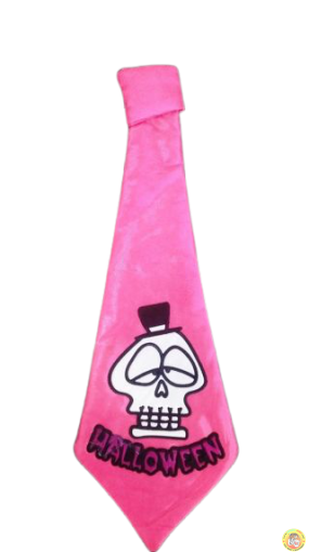 Вратовръзка за Хелоуин-розова