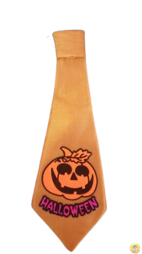 Вратовръзка за Хелоуин-оранжева 