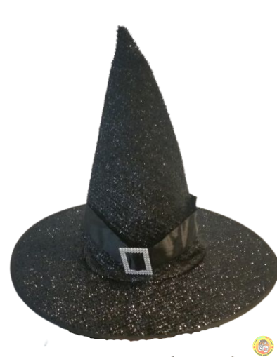 Шапка вещица-черна с катарама