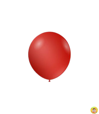 Малки кръгли балони металик - червено, 12см, 100бр., AM50 63