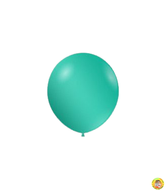 Малки кръгли балони металик - аквамарин, 12см, 100бр., AM50 75