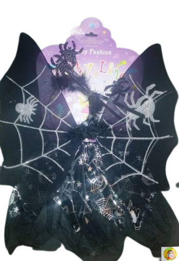 Детски комплект -черен на паяци