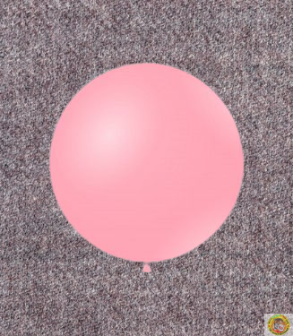 Балон латекс пастел, гигант - светло розов, 83см, 1бр., G220 24