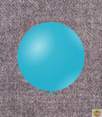 Балон латекс пастел, гигант - син, 83см, 1бр., G220 46