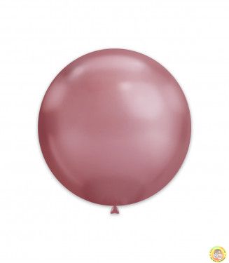 Балони Хром ROCCA, Розов хром / Shiny Pink, 38см, 25бр. GC150 91