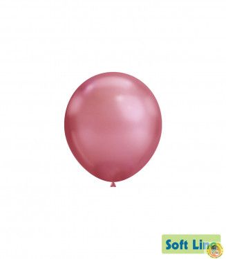 Балони Хром ROCCA, розови, 100бр., 5