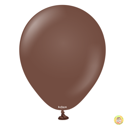 Малки кръгли балони Kalisan 5" Standard Chocolate Brown/ шоколадово кафяво 100бр